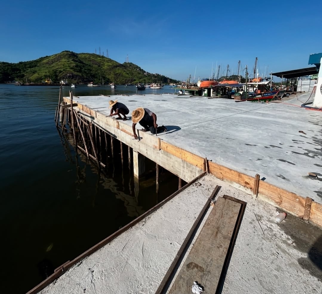 Obras de revitalização do cais